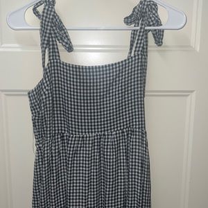 Gingham Midi Dress
